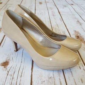 Alfani Step-n-Flex Nude Heels, Size 7m